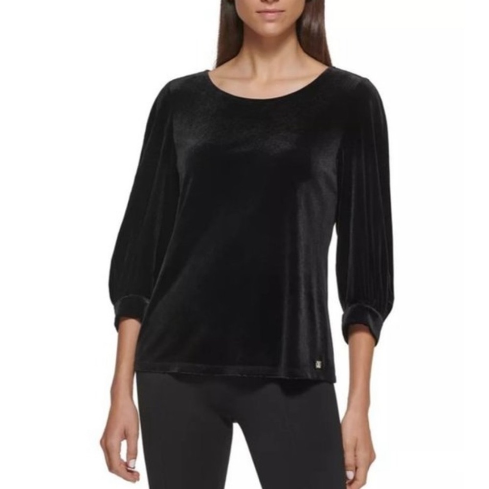 Calvin Klein Velvet Blouse